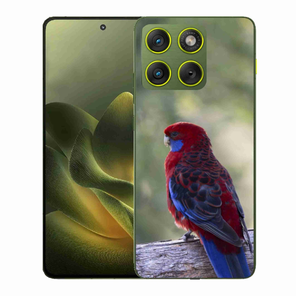 Gelový kryt mmCase na Motorola Edge 70 - papoušek rosela