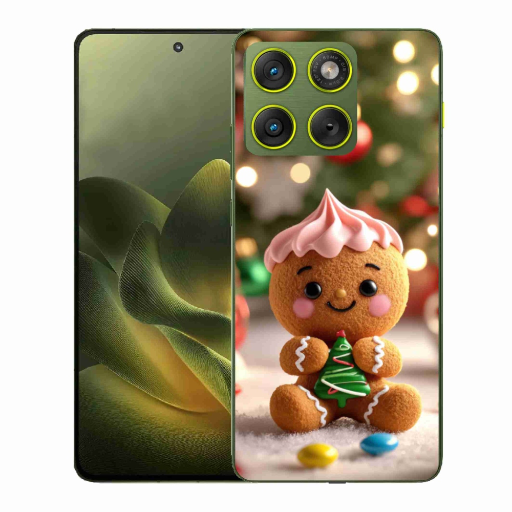 Gelový kryt mmCase na Motorola Edge 70 - perníček
