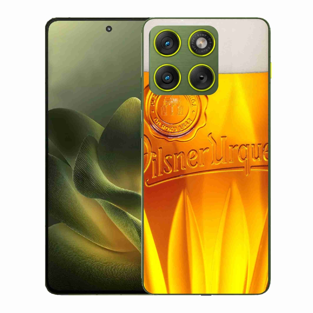 Gelový kryt mmCase na Motorola Edge 70 - pivo