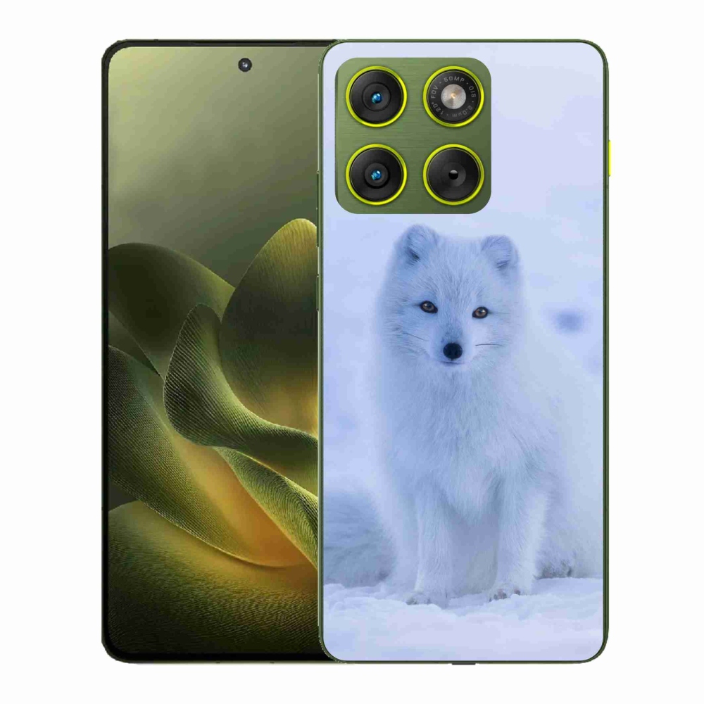 Gelový kryt mmCase na Motorola Edge 70 - polární liška