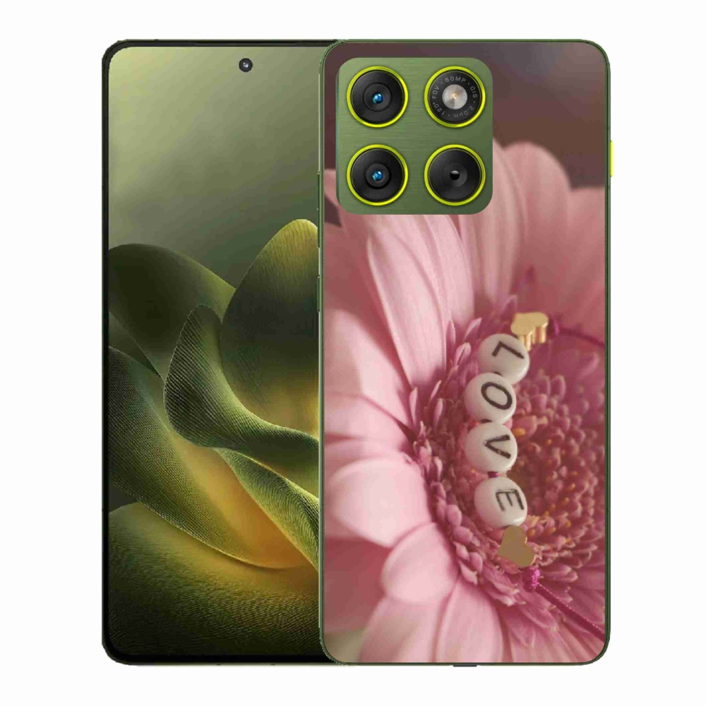 Gelový kryt mmCase na Motorola Edge 70 - přívěsek love