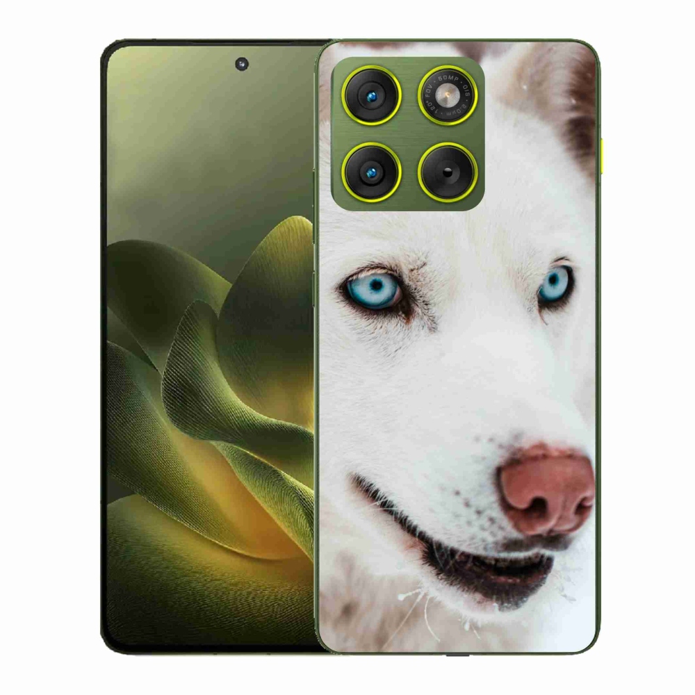 Gelový kryt mmCase na Motorola Edge 70 - psí pohled