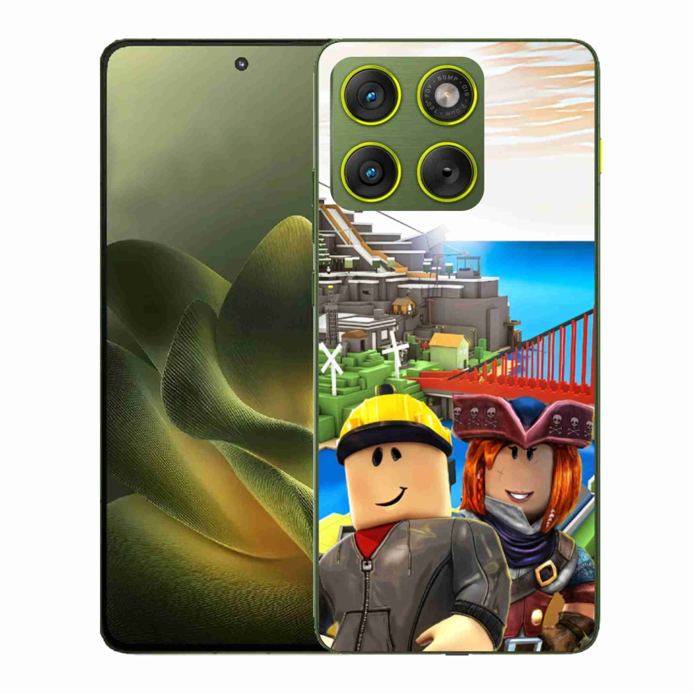 Gelový kryt mmCase na Motorola Edge 70 - roblox 1