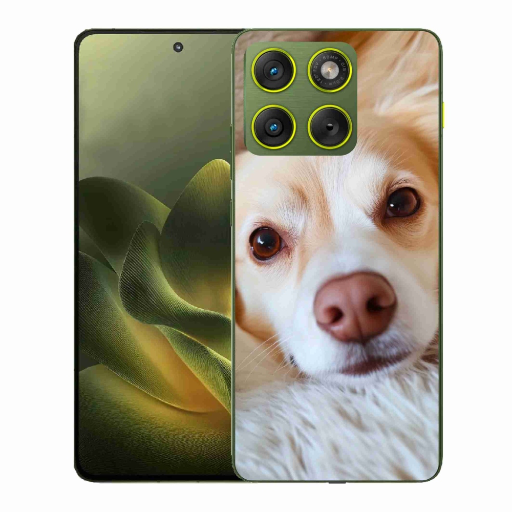 Gelový kryt mmCase na Motorola Edge 70 - Roztomilá čivava