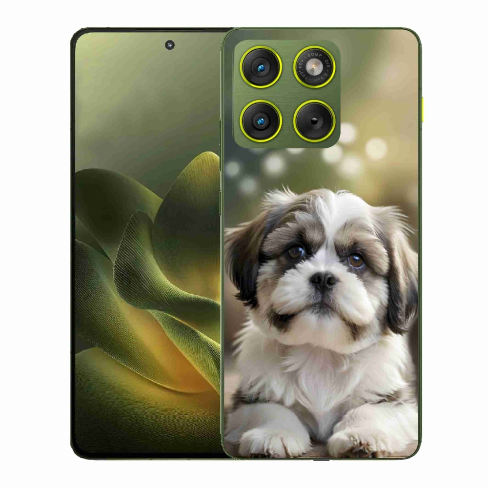 Gelový kryt mmCase na Motorola Edge 70 - roztomilý shih-tzu