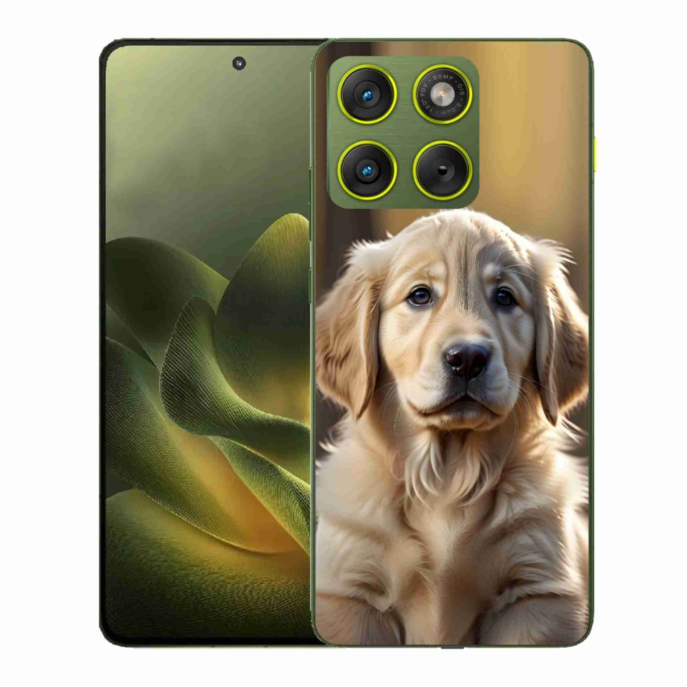 Gelový kryt mmCase na Motorola Edge 70 - roztomilý zlatý retrívr
