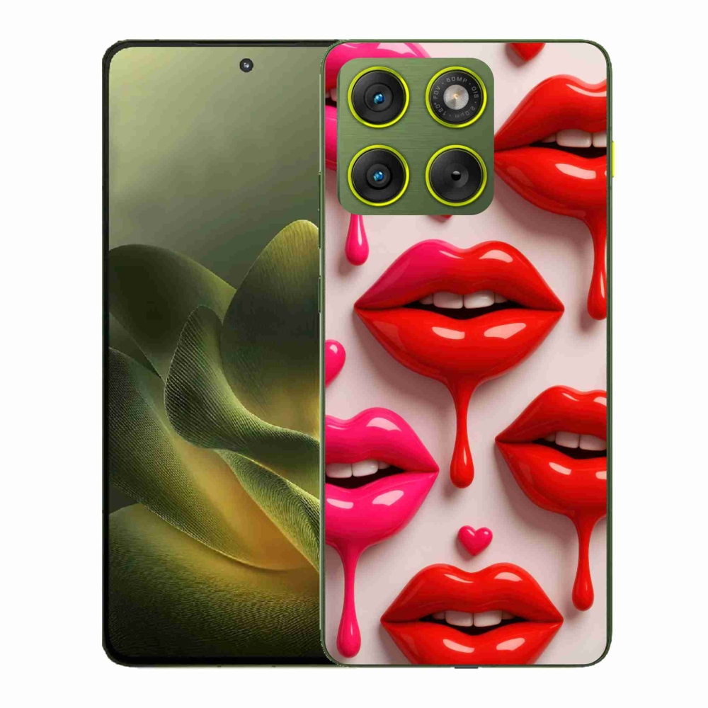 Gelový kryt mmCase na Motorola Edge 70 - rty 2