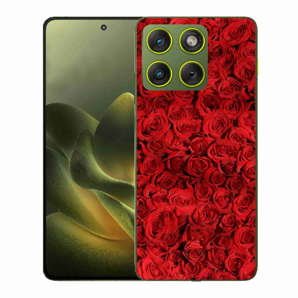 Gelový kryt mmCase na Motorola Edge 70 - růže