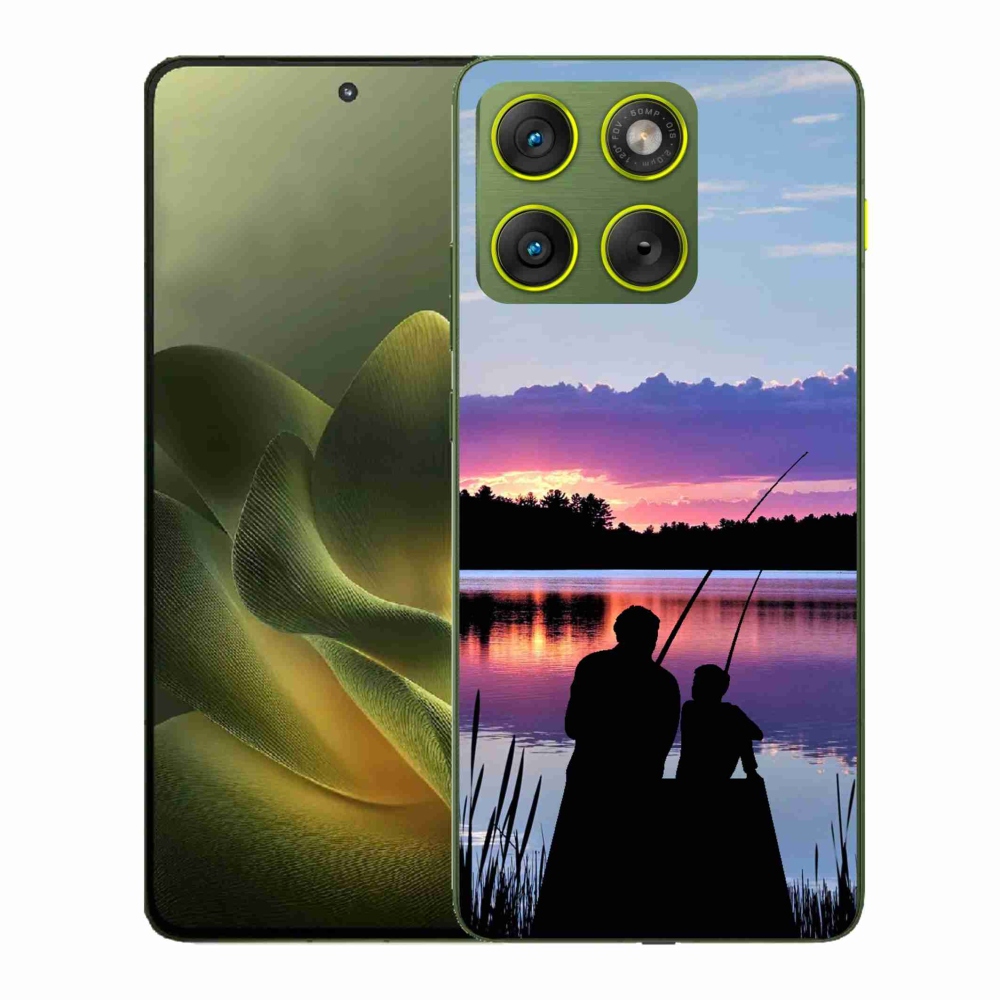 Gelový kryt mmCase na Motorola Edge 70 - rybaření 2
