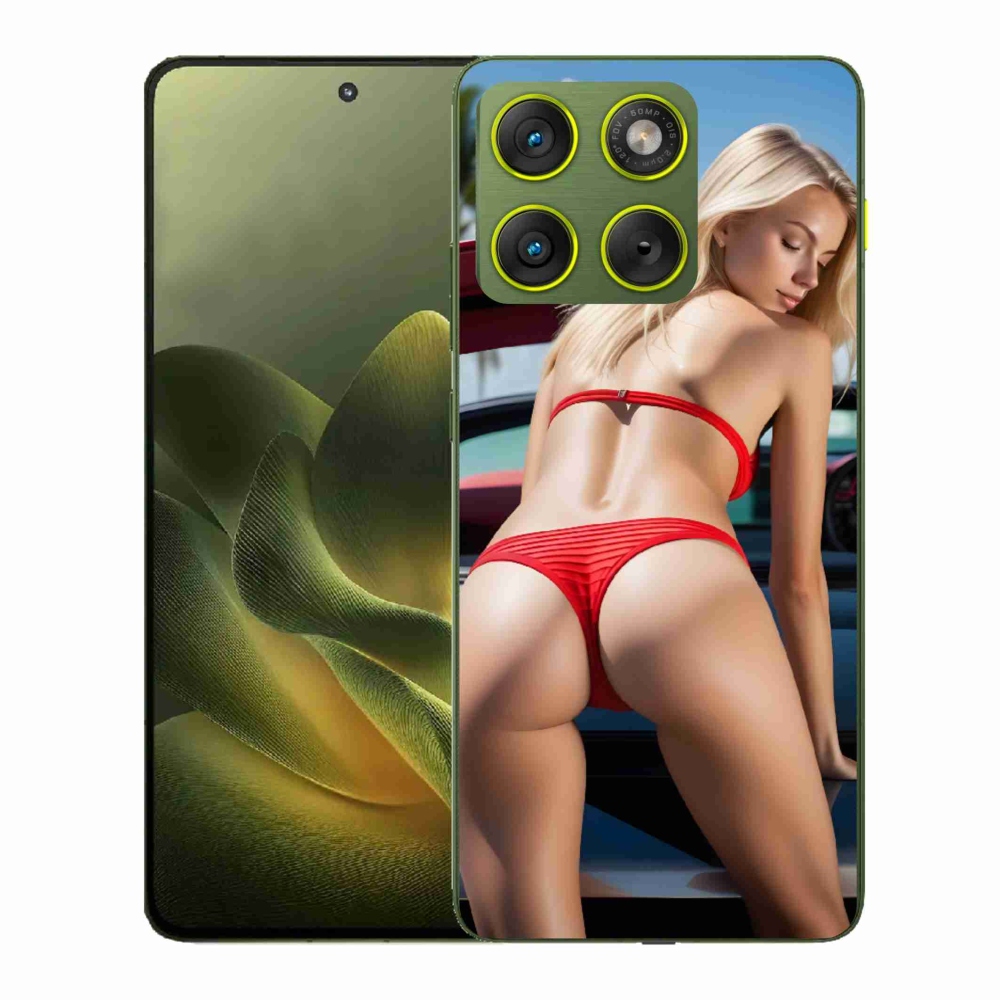 Gelový kryt mmCase na Motorola Edge 70 - sexy žena 2