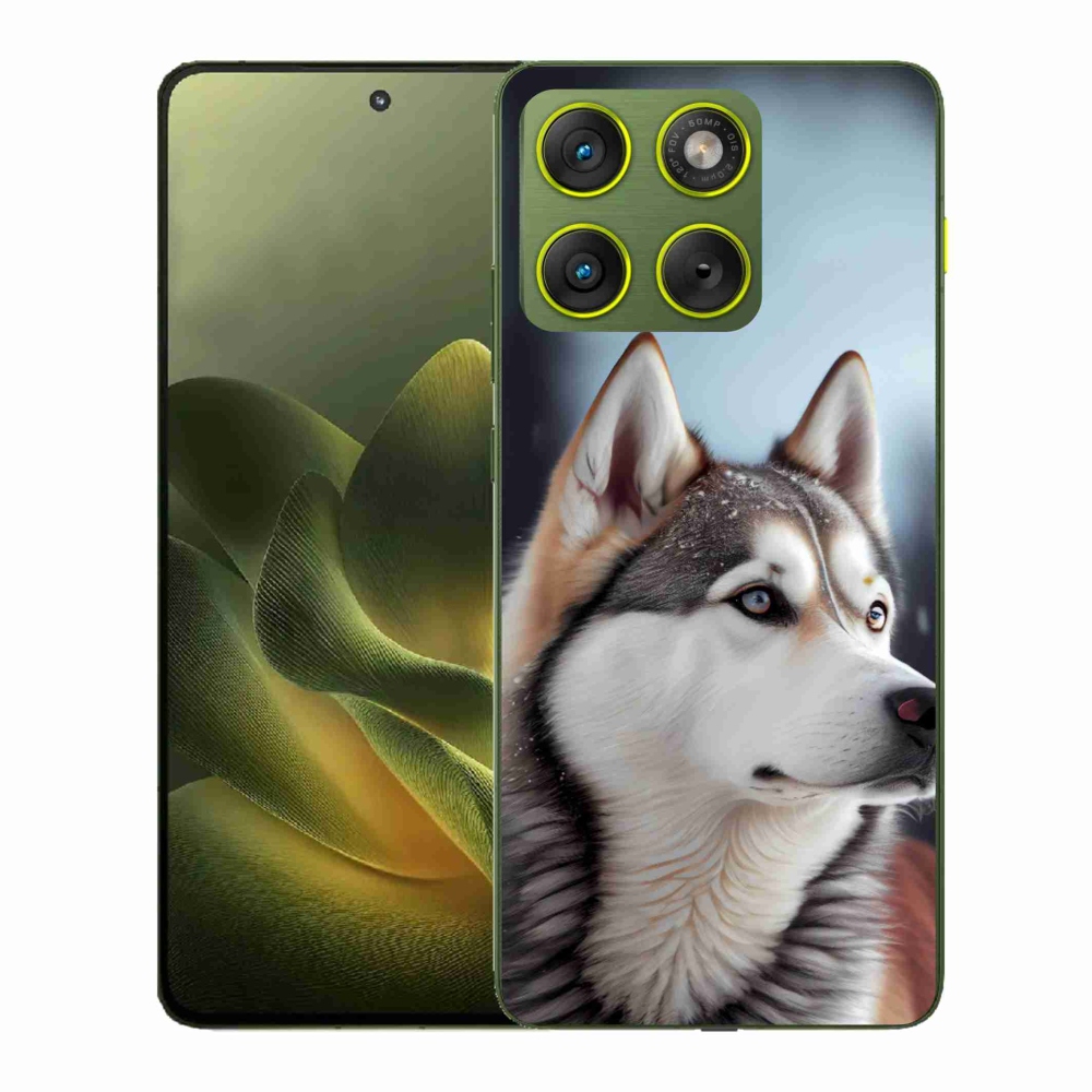 Gelový kryt mmCase na Motorola Edge 70 - sibiřský husky