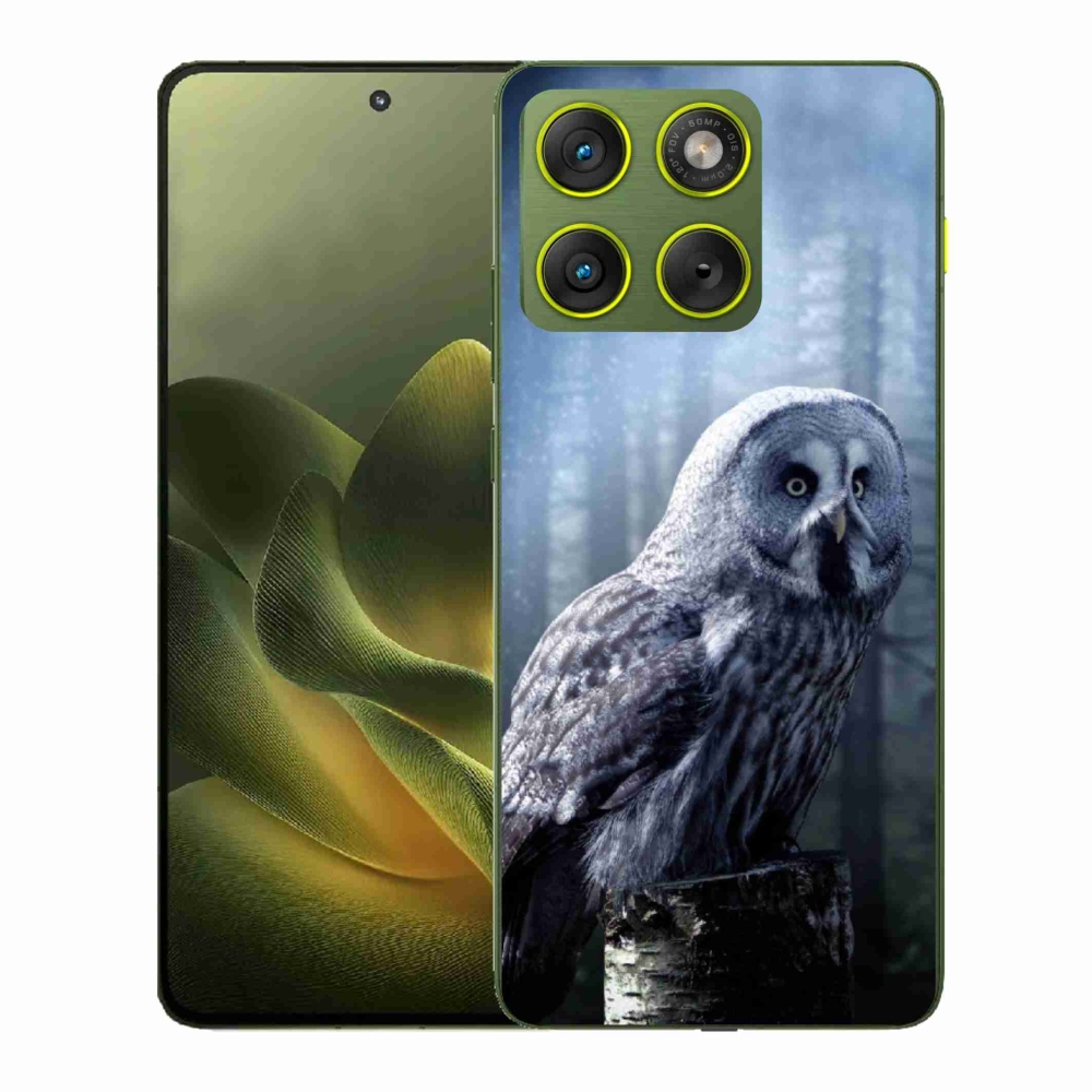 Gelový kryt mmCase na Motorola Edge 70 - sova