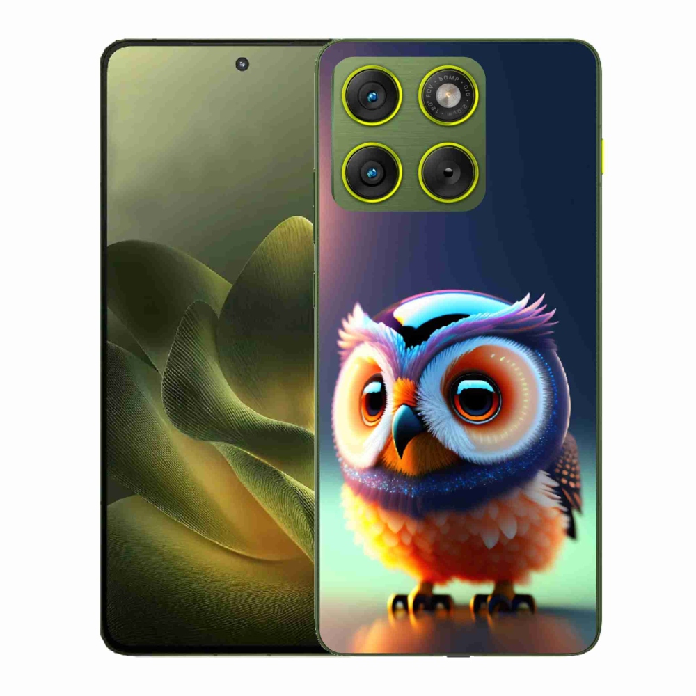 Gelový kryt mmCase na Motorola Edge 70 - sovička