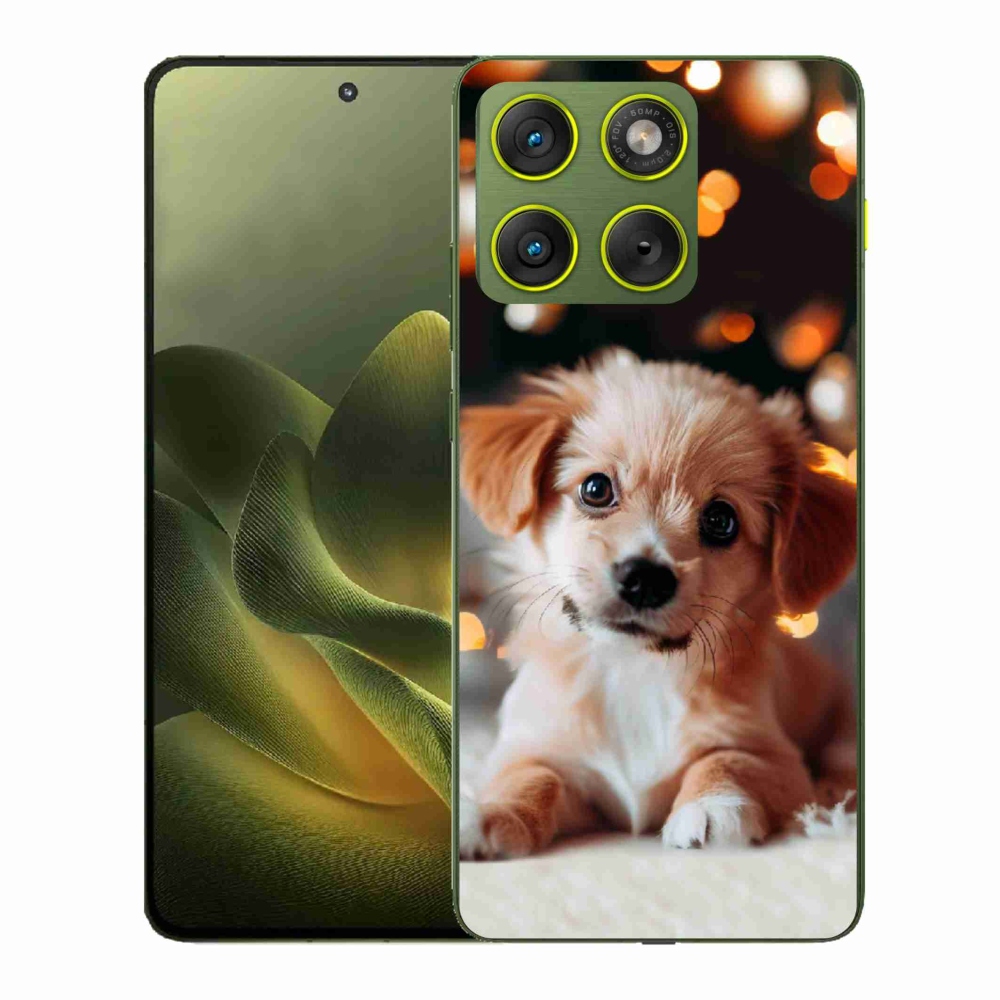 Gelový kryt mmCase na Motorola Edge 70 - štěňátko