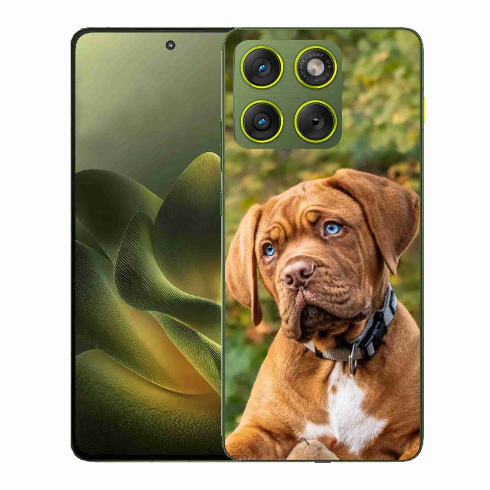 Gelový kryt mmCase na Motorola Edge 70 - štěně 