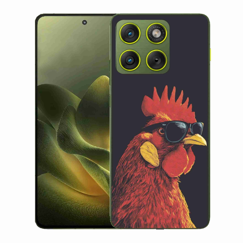 Gelový kryt mmCase na Motorola Edge 70 - stylový kohout