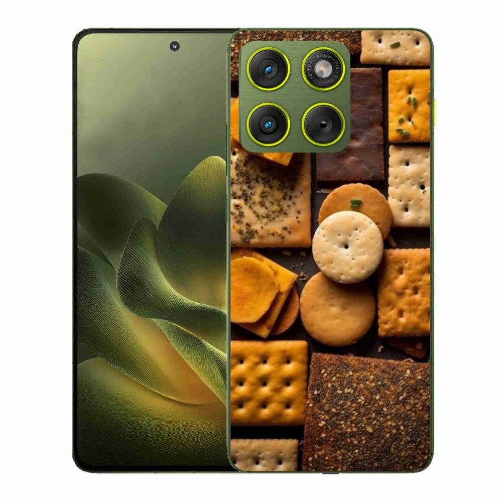 Gelový kryt mmCase na Motorola Edge 70 - sušenky