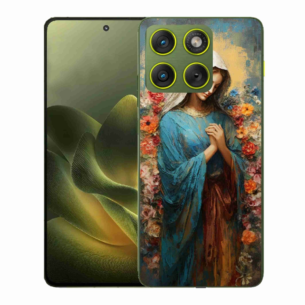 Gelový kryt mmCase na Motorola Edge 70 - svatá žena