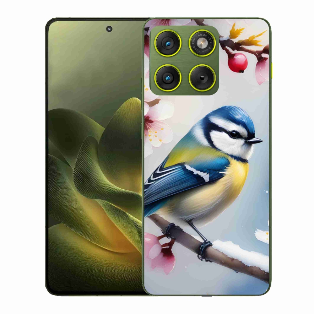 Gelový kryt mmCase na Motorola Edge 70 - sýkorka