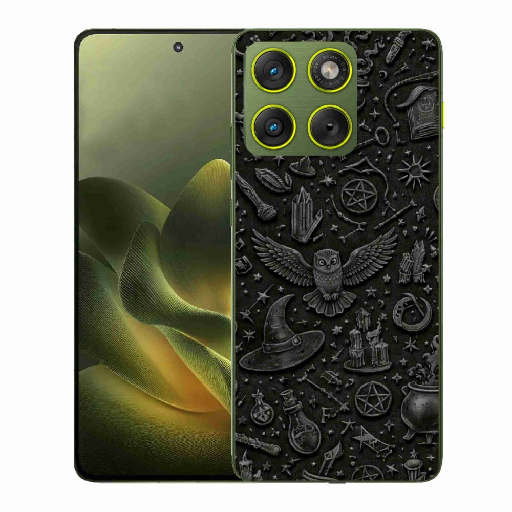 Gelový kryt mmCase na Motorola Edge 70 - tmavý magický svět