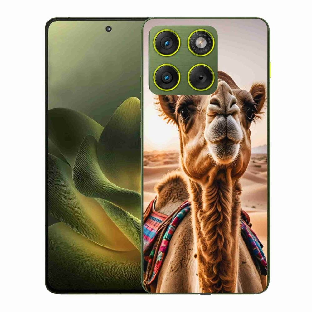 Gelový kryt mmCase na Motorola Edge 70 - velbloud