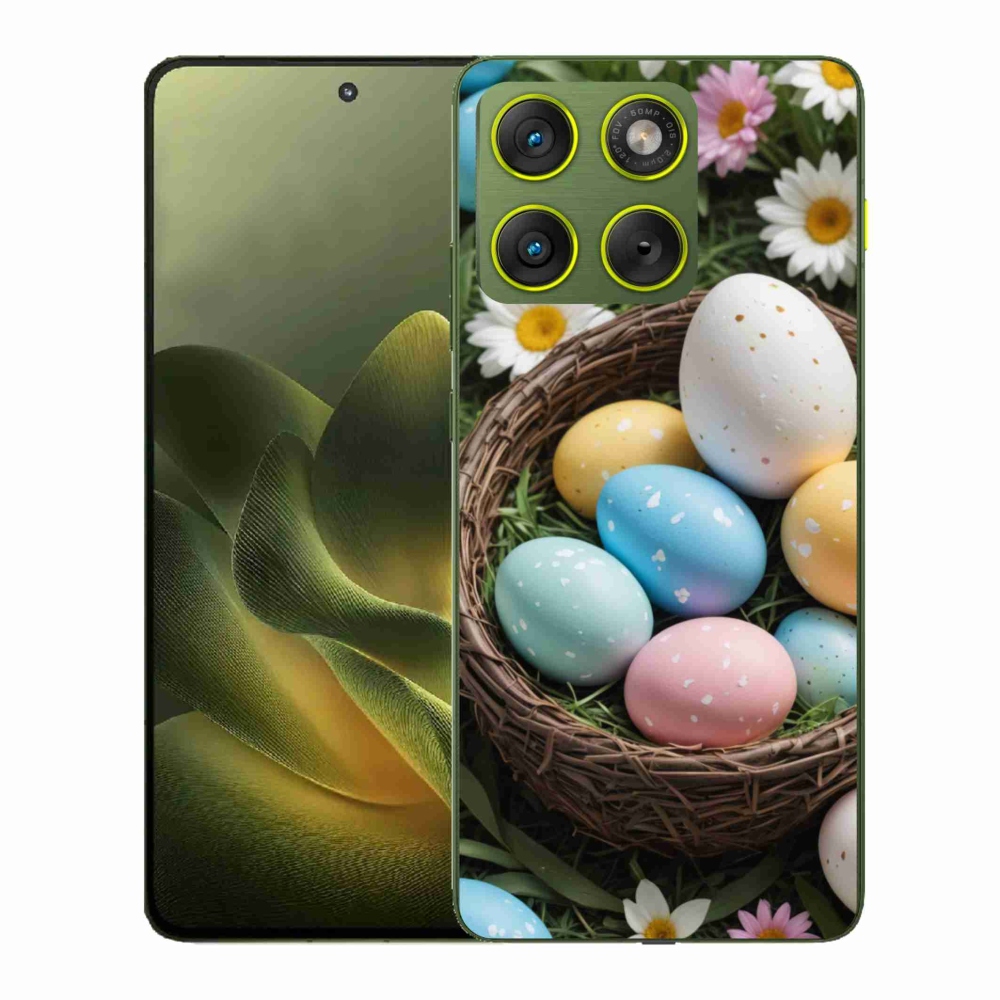 Gelový kryt mmCase na Motorola Edge 70 - velikonoční vajíčka 2