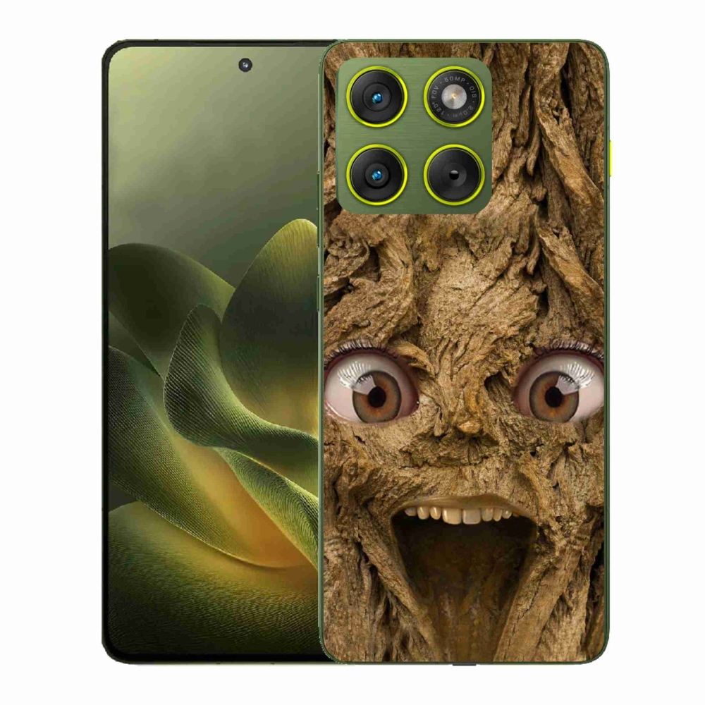Gelový kryt mmCase na Motorola Edge 70 - veselý strom s očima