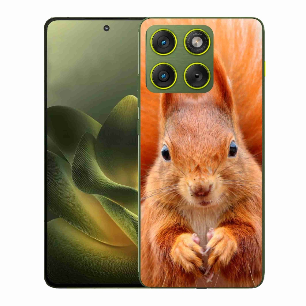 Gelový kryt mmCase na Motorola Edge 70 - veverka