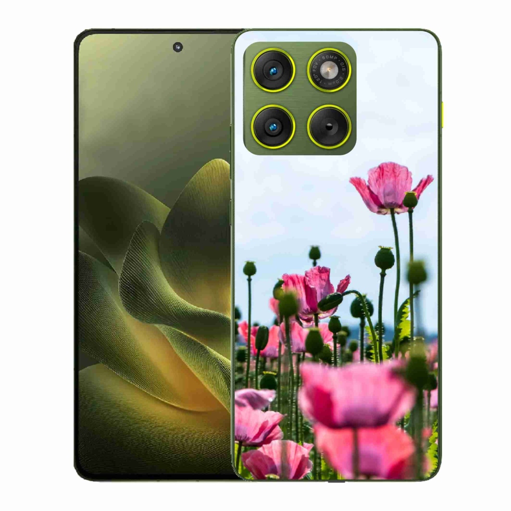 Gelový kryt mmCase na Motorola Edge 70 - vlčí mák