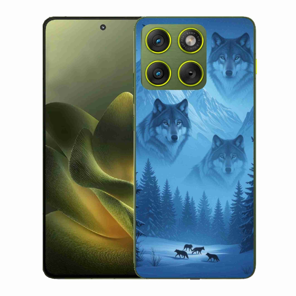 Gelový kryt mmCase na Motorola Edge 70 - vlčí smečka