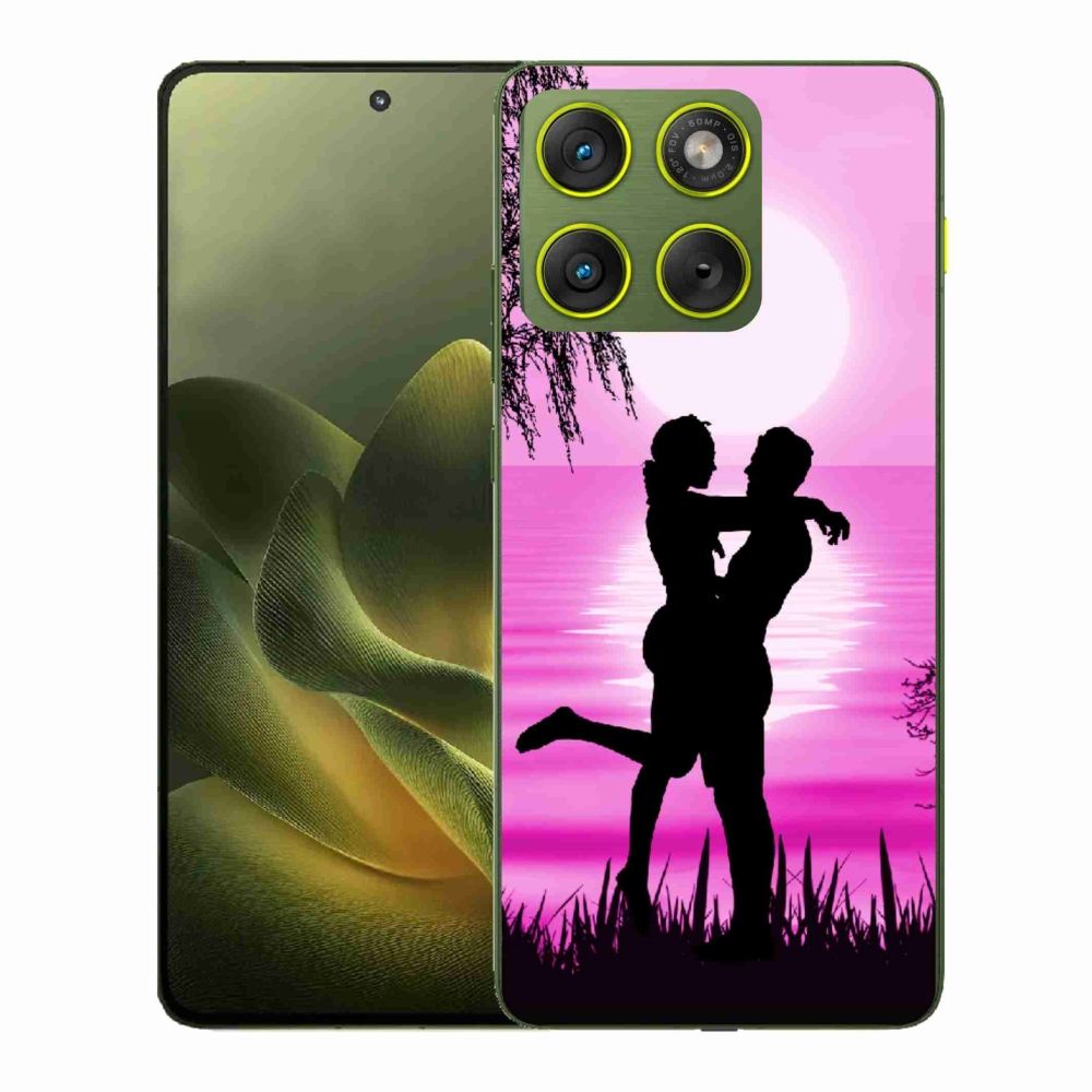 Gelový kryt mmCase na Motorola Edge 70 - západ slunce