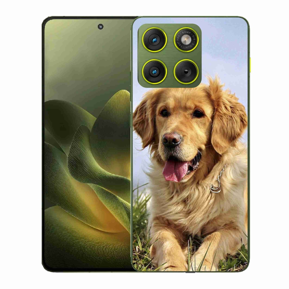 Gelový kryt mmCase na Motorola Edge 70 - zlatý retrívr
