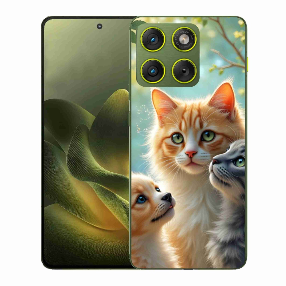 Gelový kryt mmCase na Motorola Edge 70 - zvířecí přátelství 2