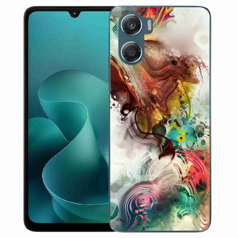 Gelový kryt mmCase na Motorola G06/G06 Power - abstrakt 1