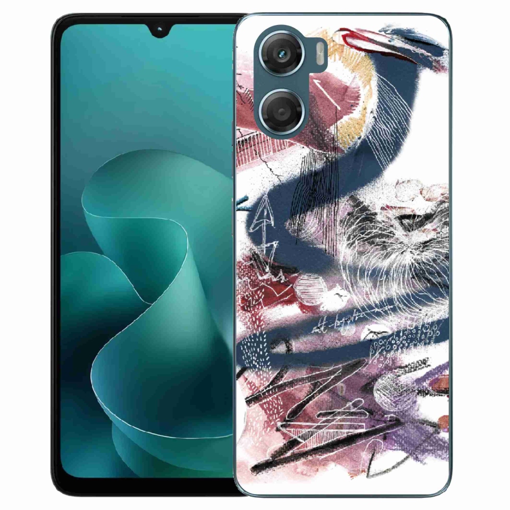 Gelový kryt mmCase na Motorola G06/G06 Power - abstraktní motiv 28