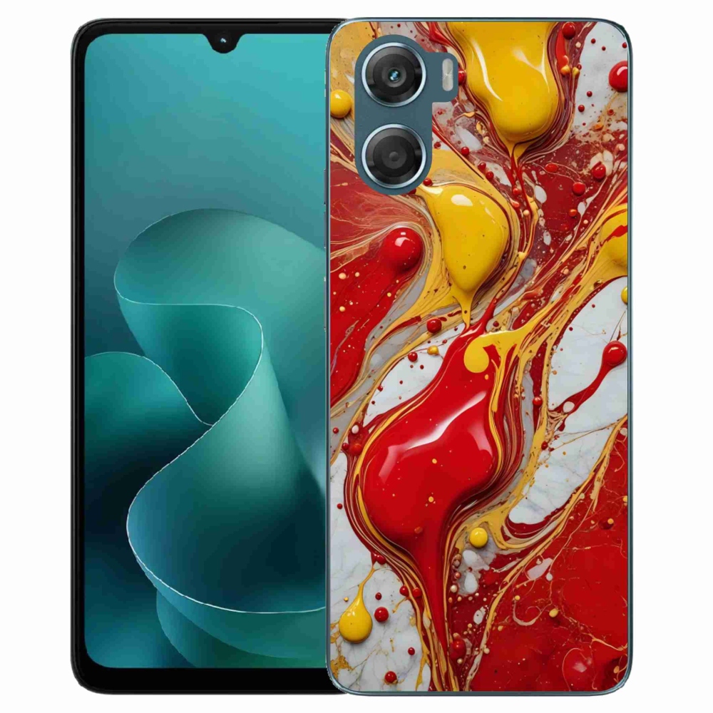 Gelový kryt mmCase na Motorola G06/G06 Power - abstraktní motiv 42
