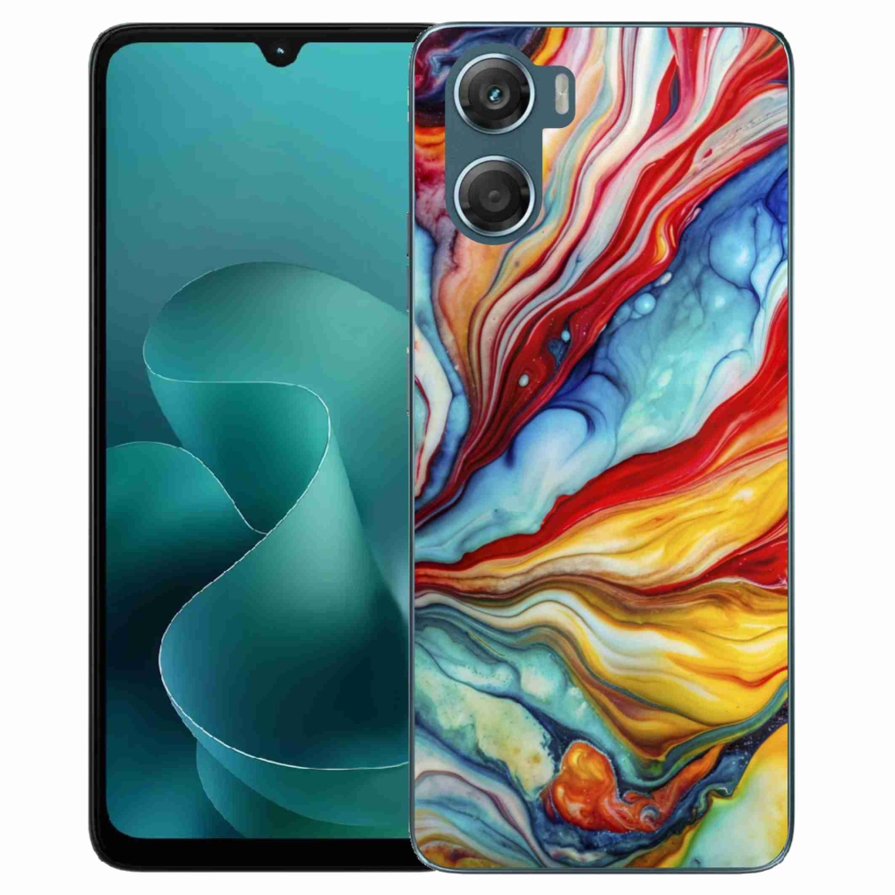 Gelový kryt mmCase na Motorola G06/G06 Power - abstraktní motiv 58