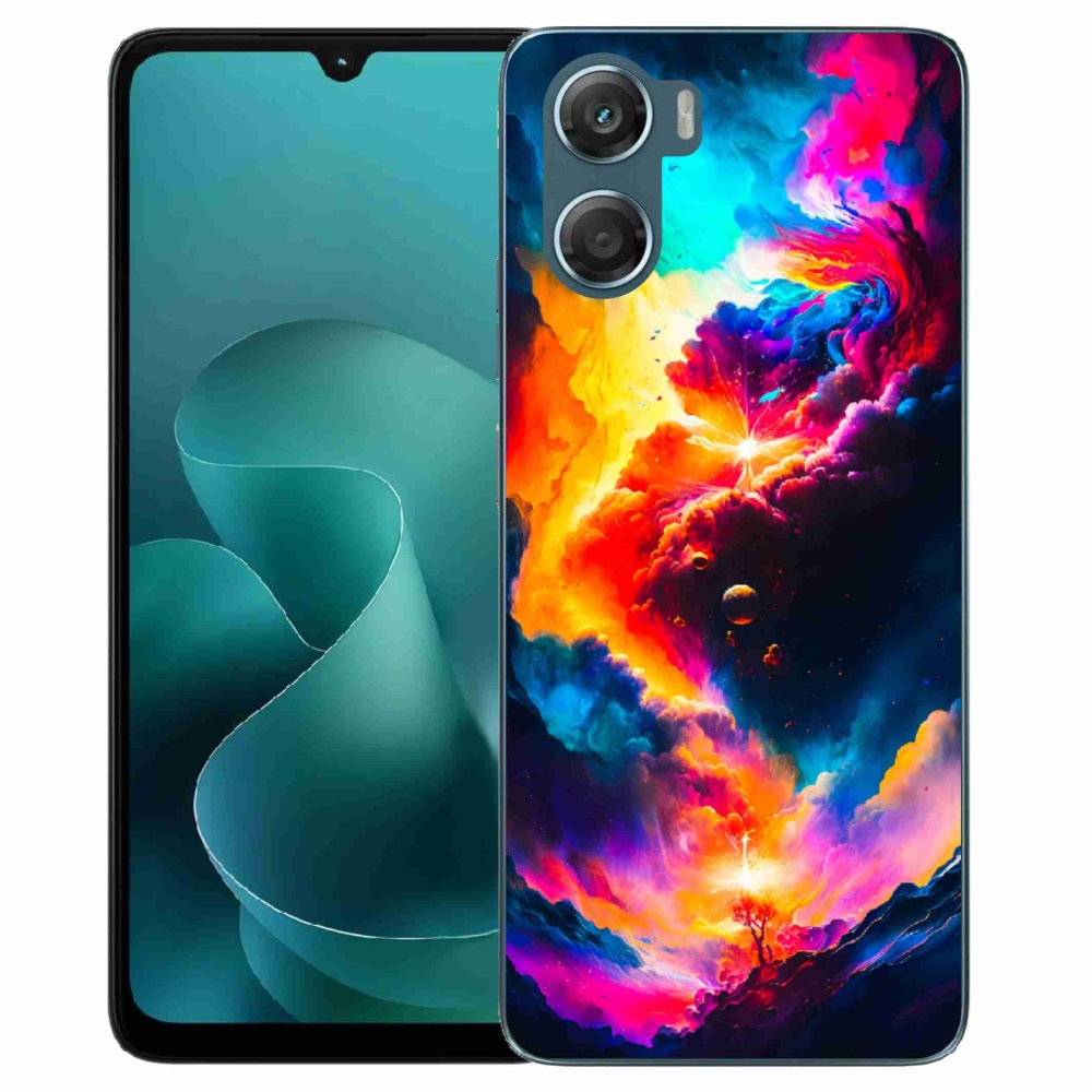 Gelový kryt mmCase na Motorola G06/G06 Power - abstraktní motiv