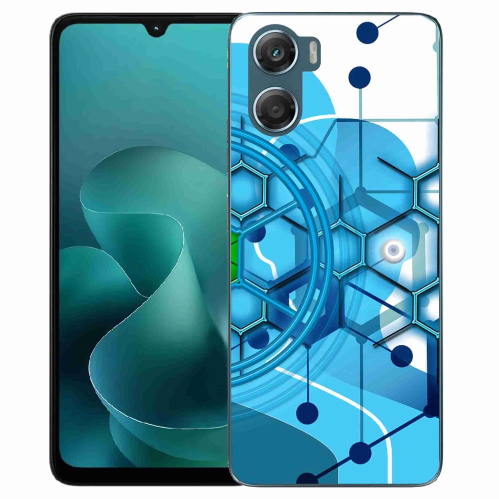 Gelový kryt mmCase na Motorola G06/G06 Power - abstraktní vzor 2