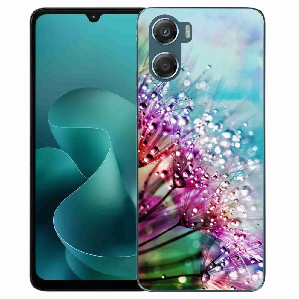 Gelový kryt mmCase na Motorola G06/G06 Power - barevné květy