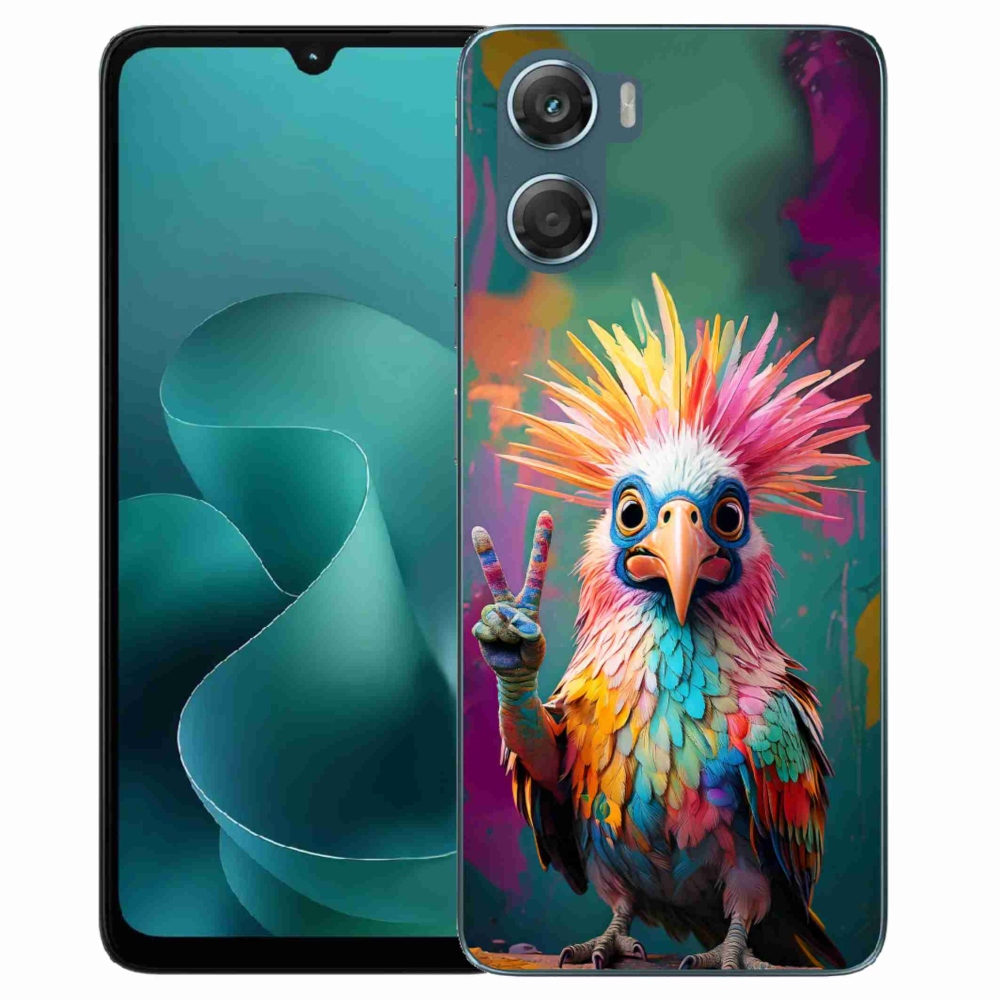 Gelový kryt mmCase na Motorola G06/G06 Power - barevný rebel