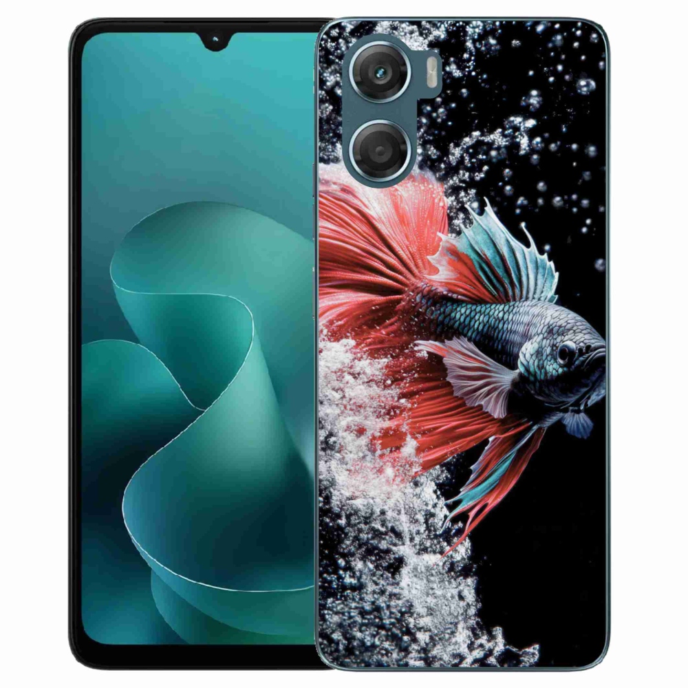 Gelový kryt mmCase na Motorola G06/G06 Power - bojovnice pestrá