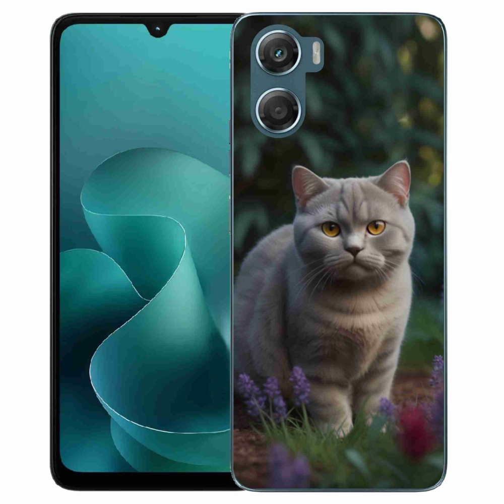 Gelový kryt mmCase na Motorola G06/G06 Power - britská kočka