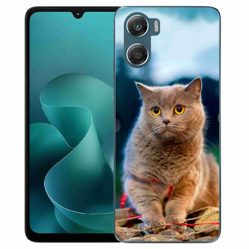 Gelový kryt mmCase na Motorola G06/G06 Power - britská modrá 2