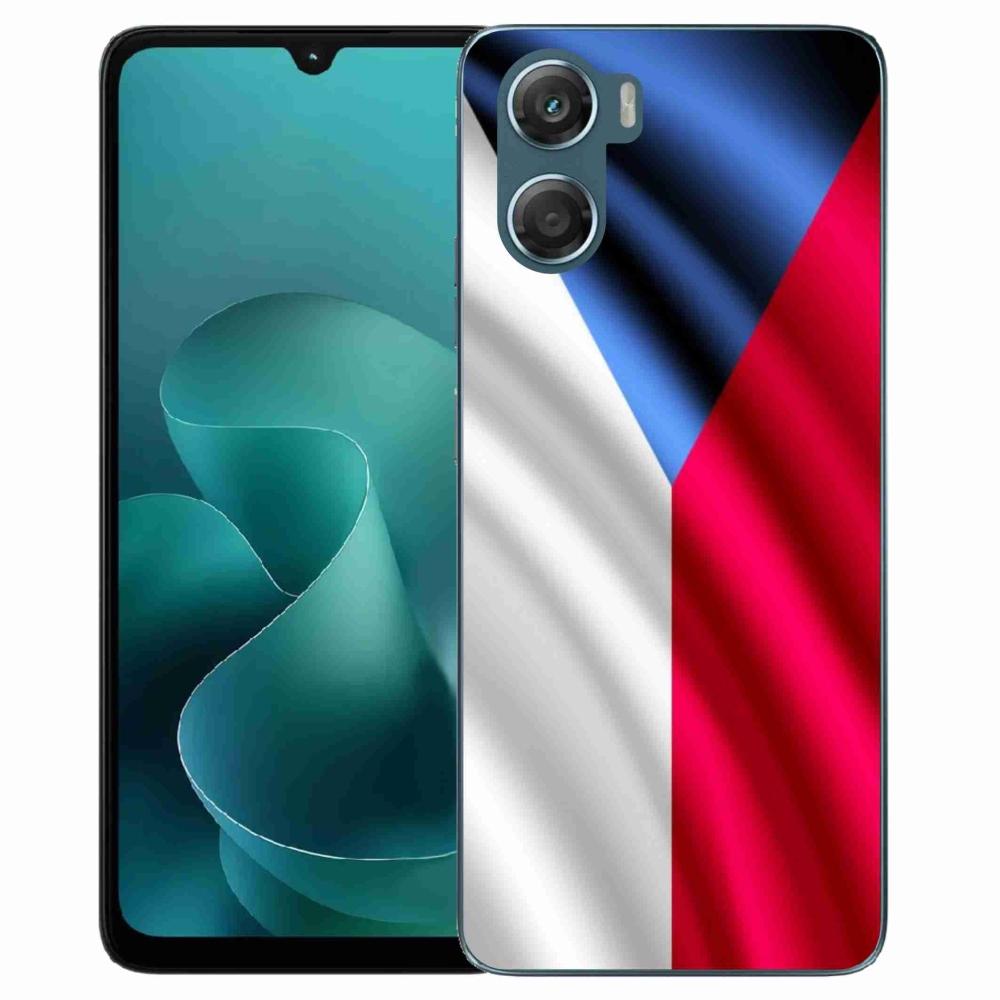 Gelový kryt mmCase na Motorola G06/G06 Power - česká vlajka