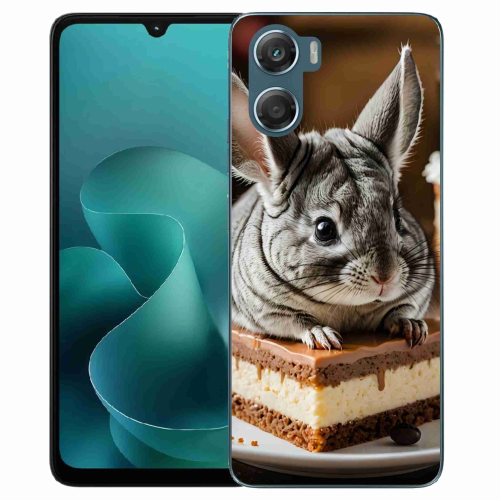 Gelový kryt mmCase na Motorola G06/G06 Power - činčila