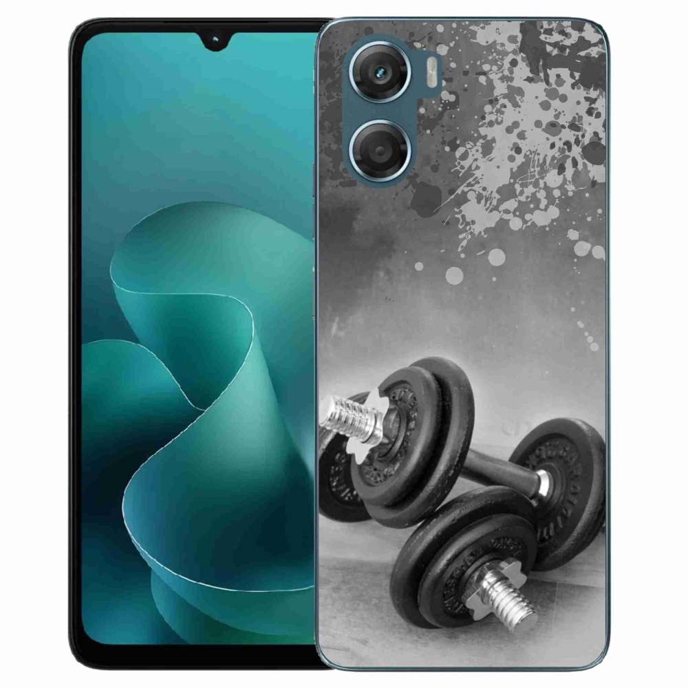 Gelový kryt mmCase na Motorola G06/G06 Power - činky 1