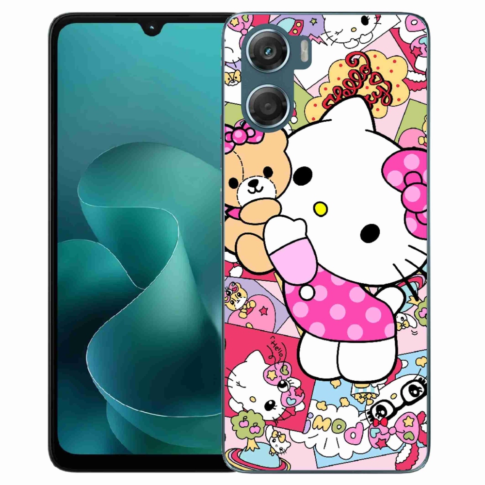 Gelový kryt mmCase na Motorola G06/G06 Power - cute kitty