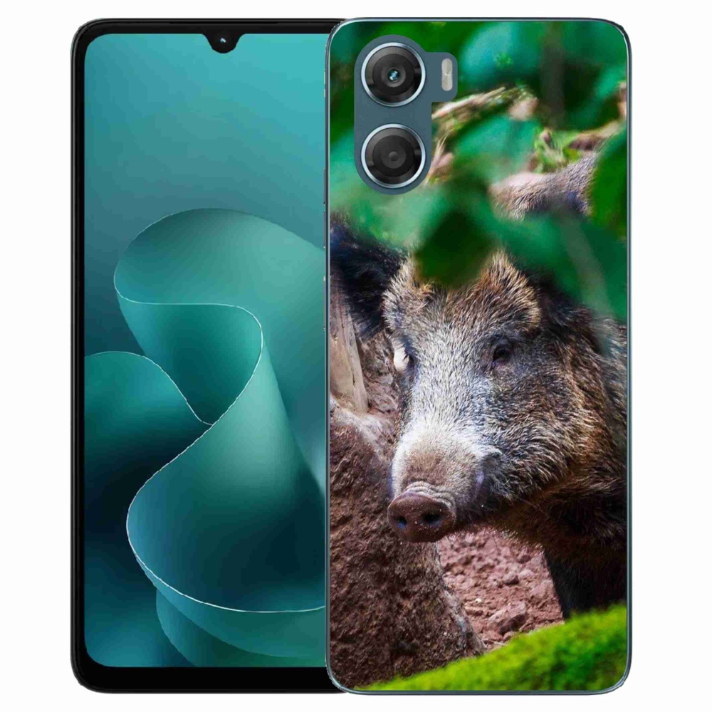 Gelový kryt mmCase na Motorola G06/G06 Power - divoké prase