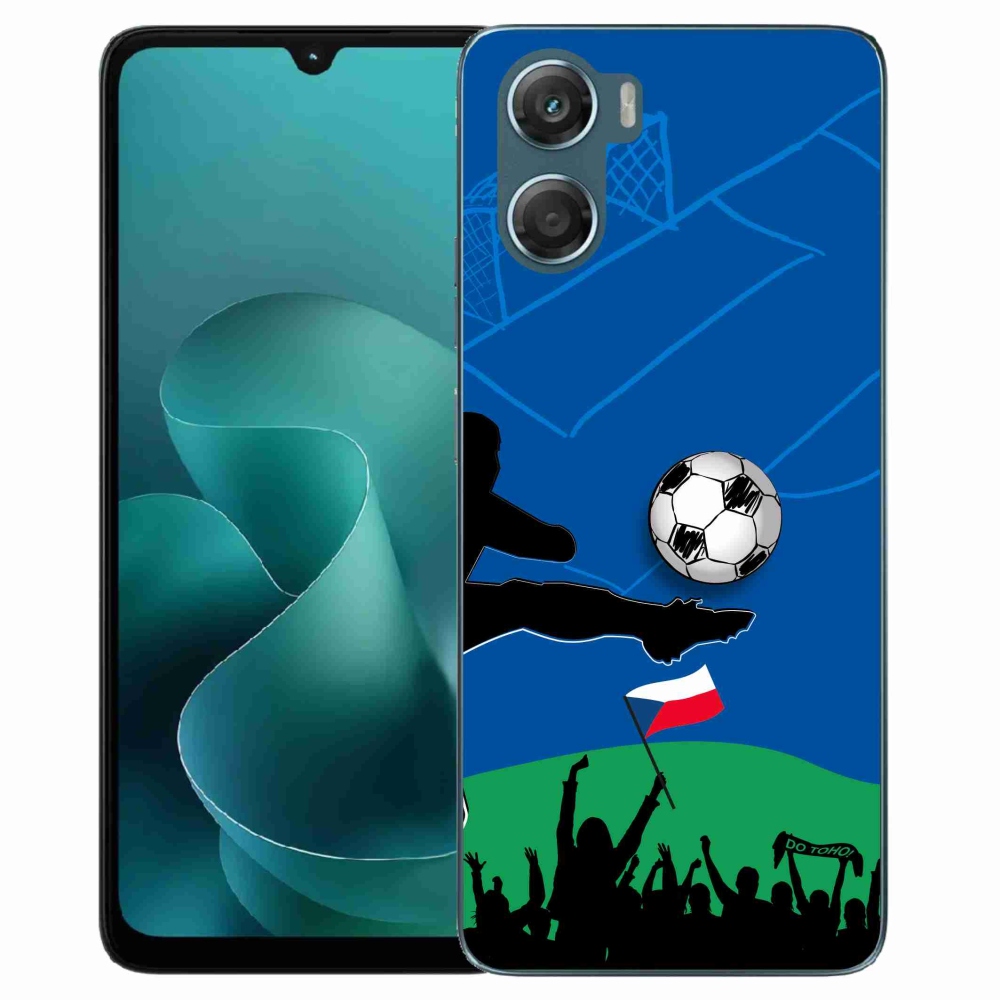 Gelový kryt mmCase na Motorola G06/G06 Power - fanoušci fotbalu